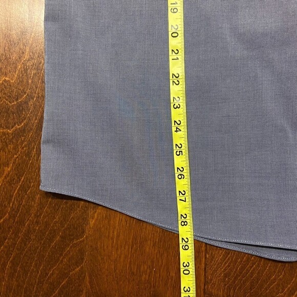 UNTUCKit Slim Fit Wrinkle Free Button Down Grey Dress Shirt Men's Size X-Large - Picture 10 of 10